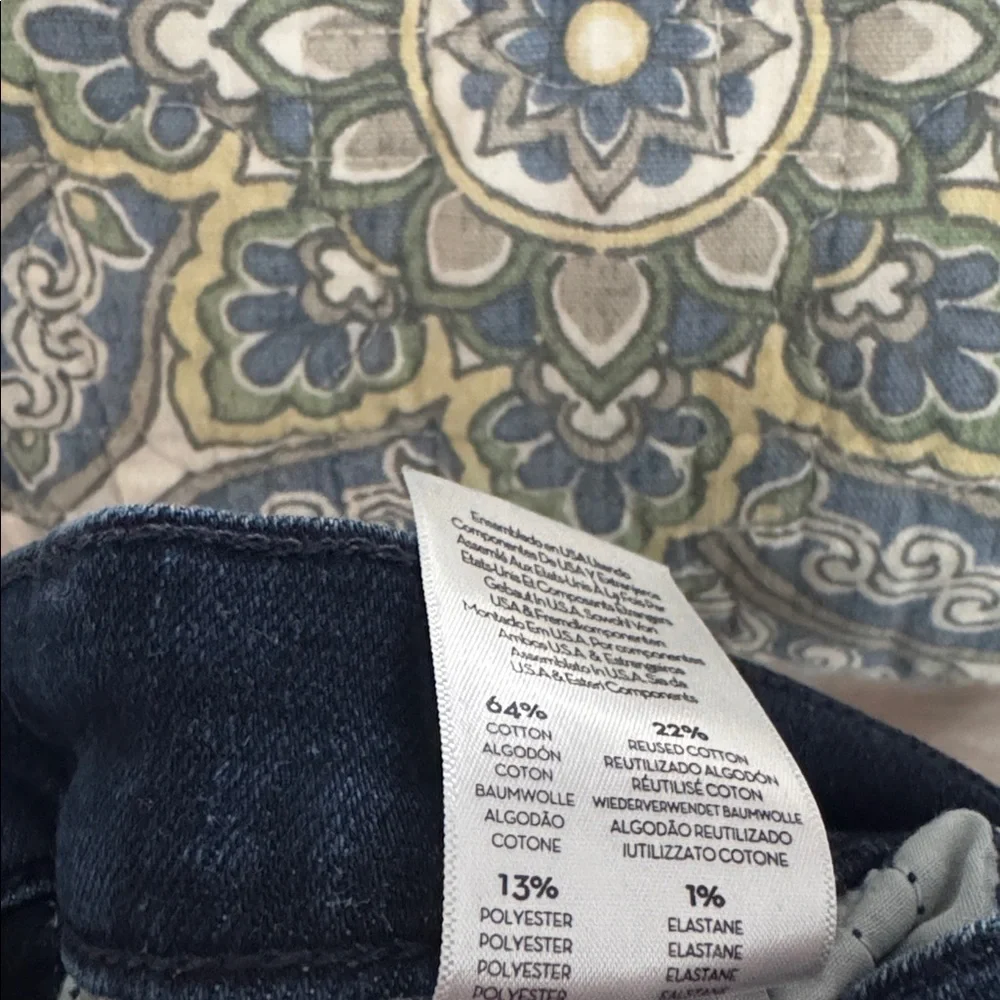 MOTHER Denim jeans the insider crop step gray movin on up stretch blue - Picture 10 of 10